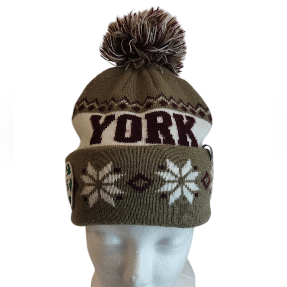 York Michigan State Spartan Ski Club Hat. Size OS